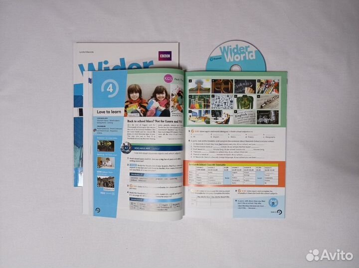 Wider world 1 / комплект (SB, WB,CD) новый