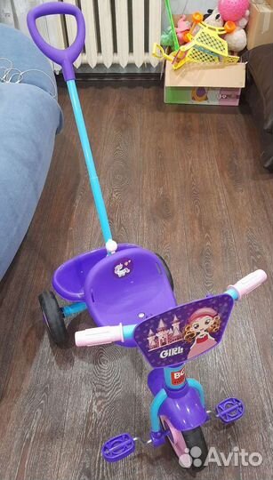 Детский трехколесный велосипед новый