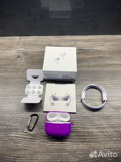 Наушники AirPods Pro 2 в подарок чехол для кейса
