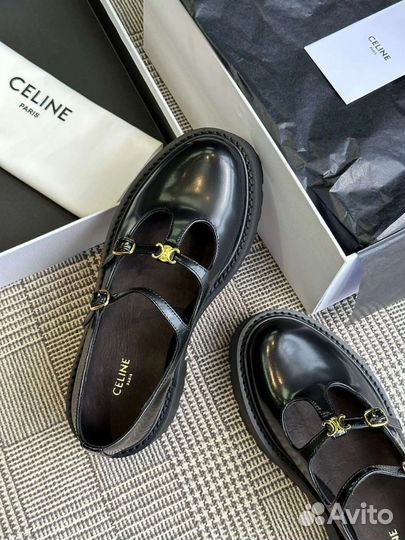 Туфли лоферы celine