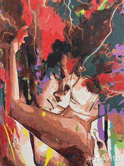 Картина акрилом на холсте