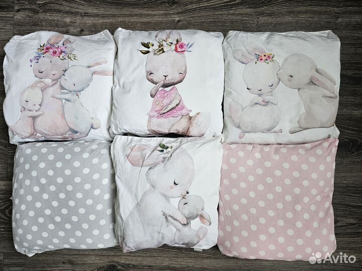 Бортики в детскую кроватку бу, одеяло