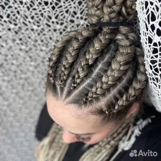 Плетение кос с канекалоном ст. Старокорсунсксая
