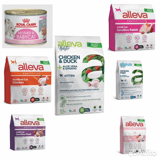Корма Farmina (Фармина) и Alleva (Аллева)