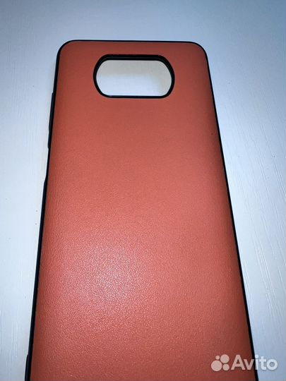 Чехол для Xiaomi poco X3 экокожа