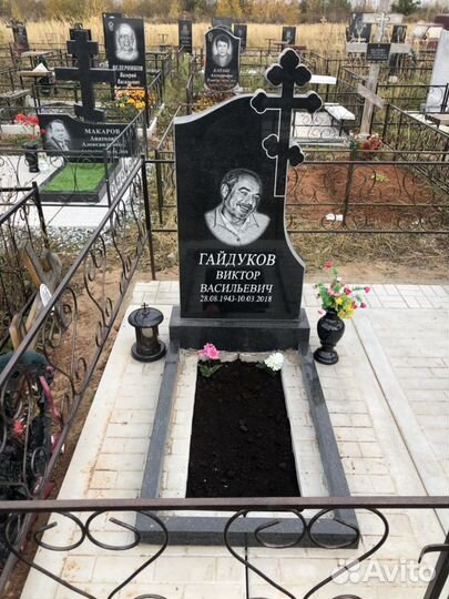 Памятники надгробия Оградки