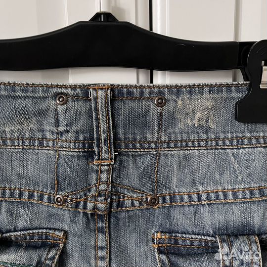 Zara TRF Юбка джинсовая мини, EU34