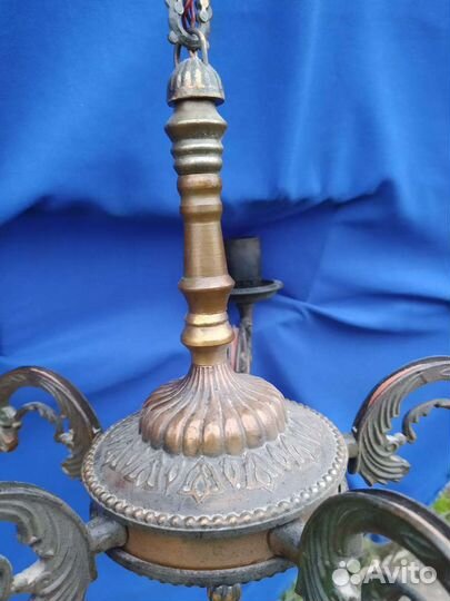 Люстра Павлин СССР Бронза Латунь