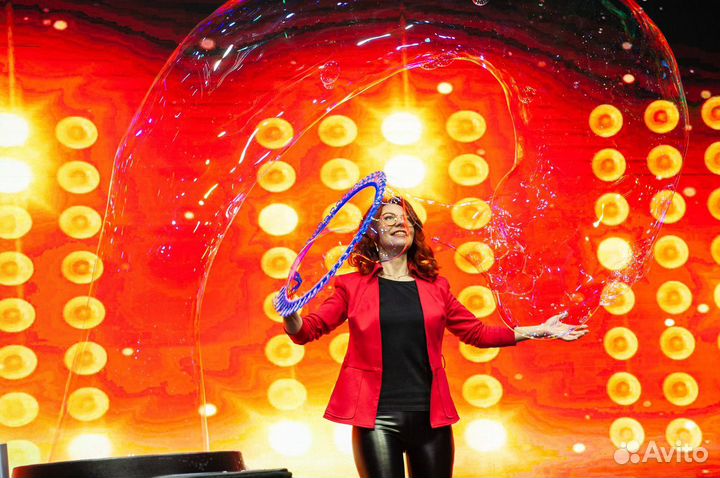 Неоновое шоу пузырей