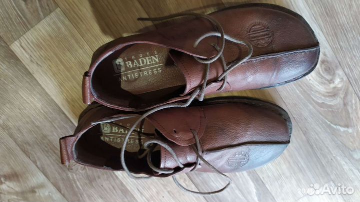 Ботинки кожаные