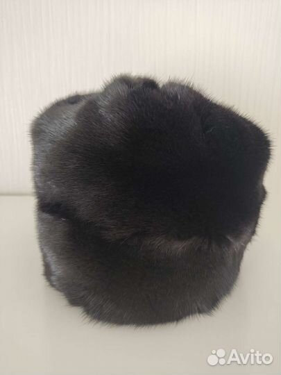Шапка норковая женская черная
