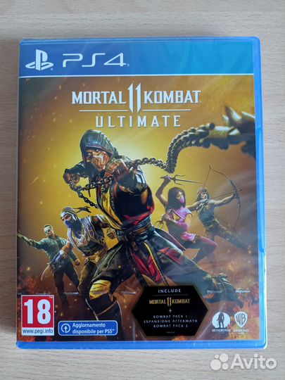 Диск Mortal Kombat 11 Ultimate Sony PS4