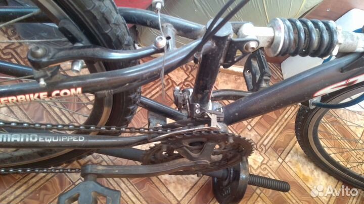 Двухподвесный велосипед