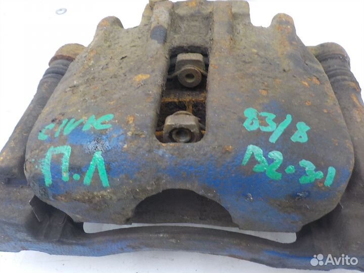 Суппорт тормозной передний левый Honda Civic VII 2