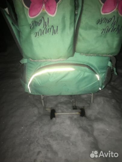 Детские санки коляска бу