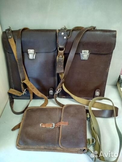 Полевая сумка планшет 3 штуки армейские СССР 1960г
