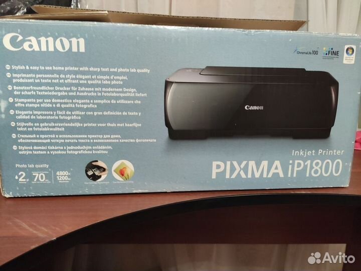 Принтер Canon pixma iP1800