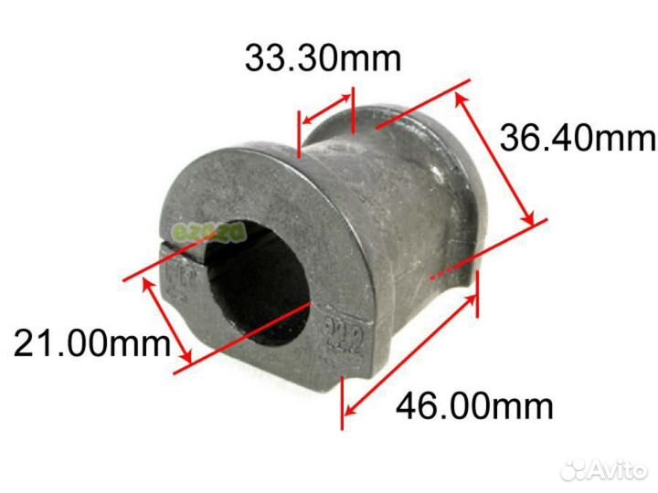 Tenacity asbho1016 Втулка тпу
