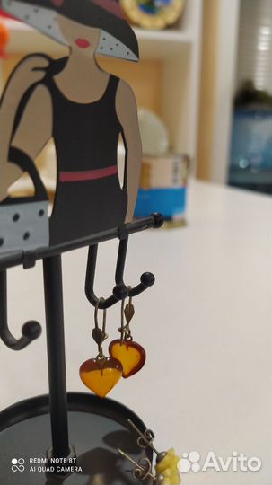 Серги янтарь, украшения, брелки, бусы