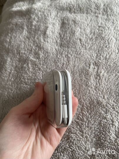 Наушники apple earpods lightning + переходник