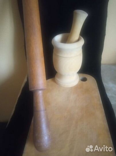 Кухонная утварь.Скалка.ступка