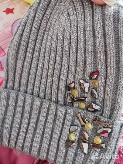 Шапка женская с люрексом