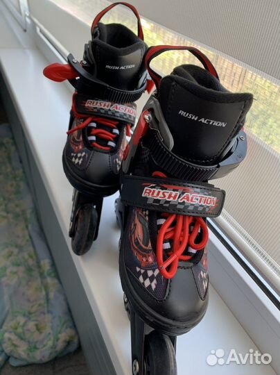 Роликовые коньки детские раздвижные 29-32