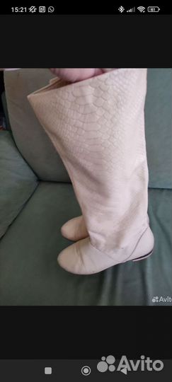 Сапоги кожа 38
