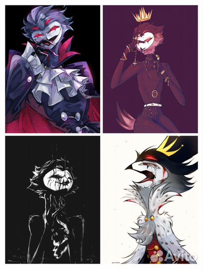 Фотокарточки Отель Хазбин и Адский босс