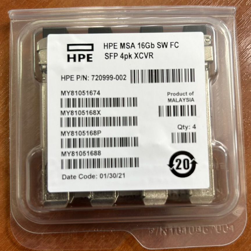 [SFP-МОДУЛЬ] Hp C8r24b 720999-002 876143-001 Msa Sfp-Модуль