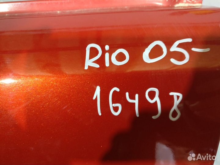 Кия Рио Хэчбэк 2005- Дверь левая задняя 16498