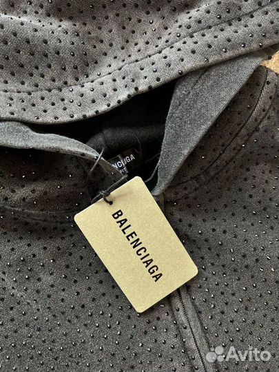 Худи со стразами Balenciaga