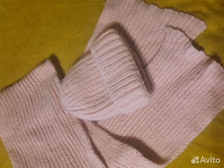 Комплект шапка и шарф