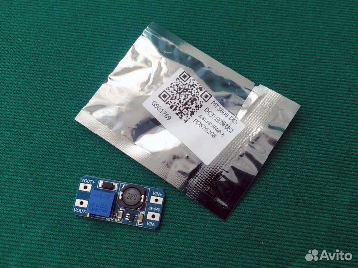 Модуль повышения напряжения MT3608 постоянный ток