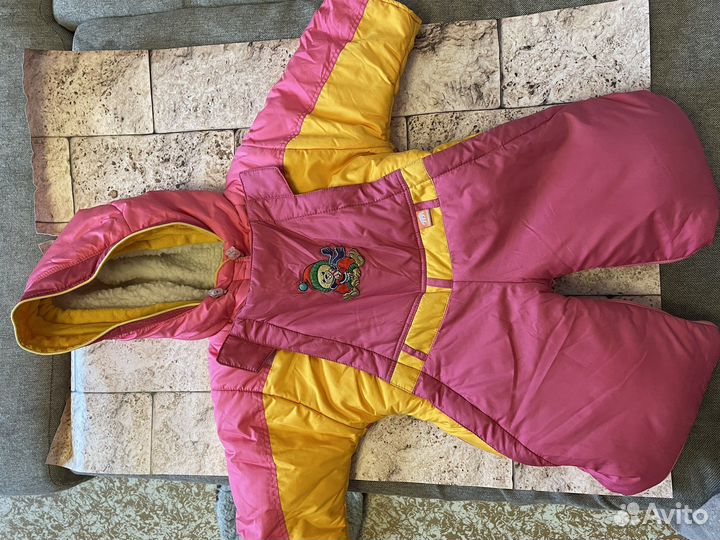 Детский зимний комбинезон на девочку