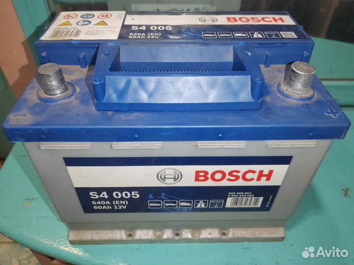 Аккумулятор Bosсh 60ah / 540A / 12v