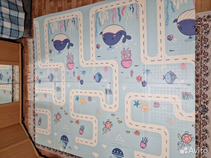 Складной детский коврик