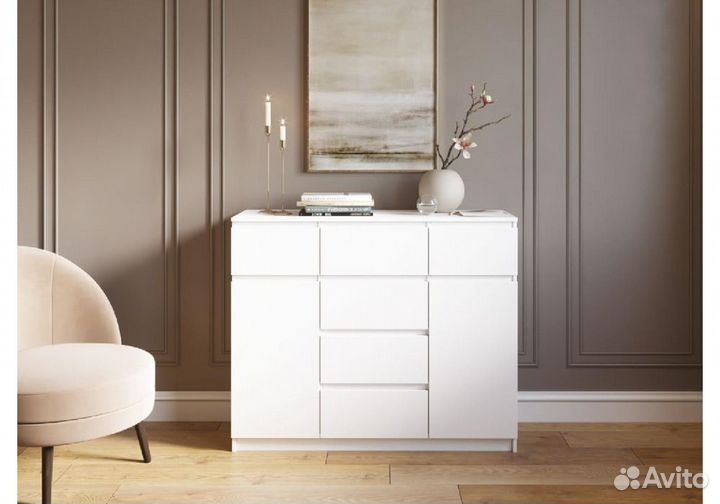 Мебель для спальни Мадера Комби 2 лдсп белый эггер