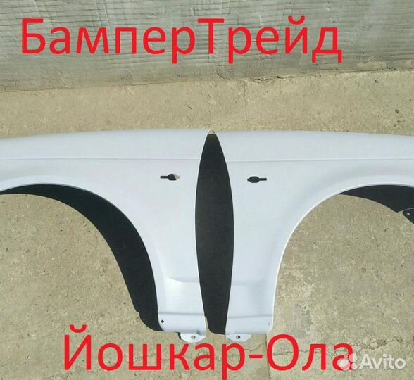 Крыло переднее левое Лада приора Белый 240