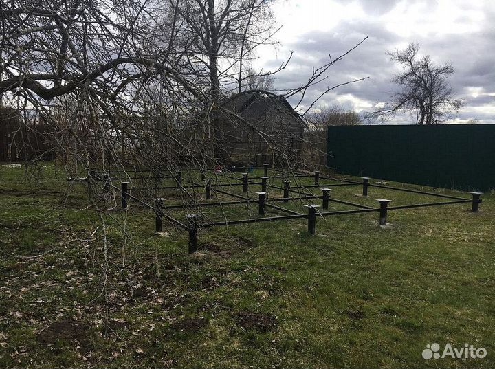 Установка винтовых свай