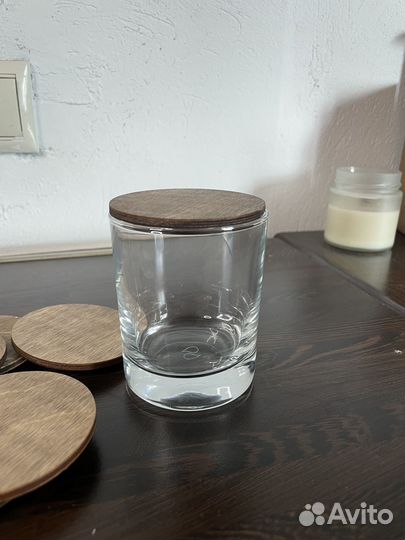 Деревянные крышки для свечей