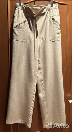 Брюки палаццо женские 44, вискоза