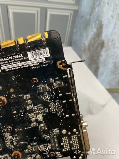 Видеокарта GTX 980 Evga (треб.обслуж-е)