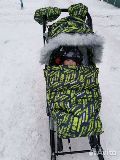 Санки коляска ника 7 8