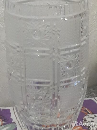 Хрустальная ваза СССР 70г