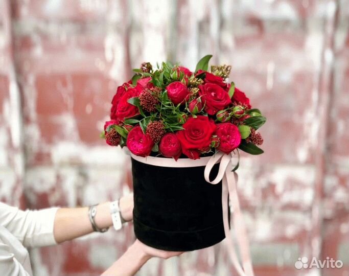 Букет красных роз
