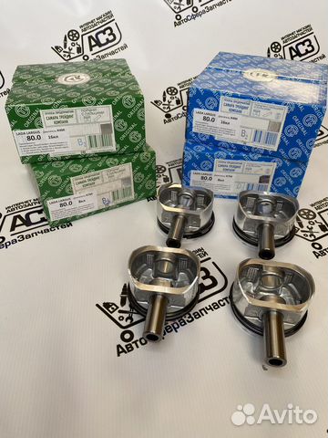 Поршни с пальцами и кольцами Ларгус Логан к7м к4м