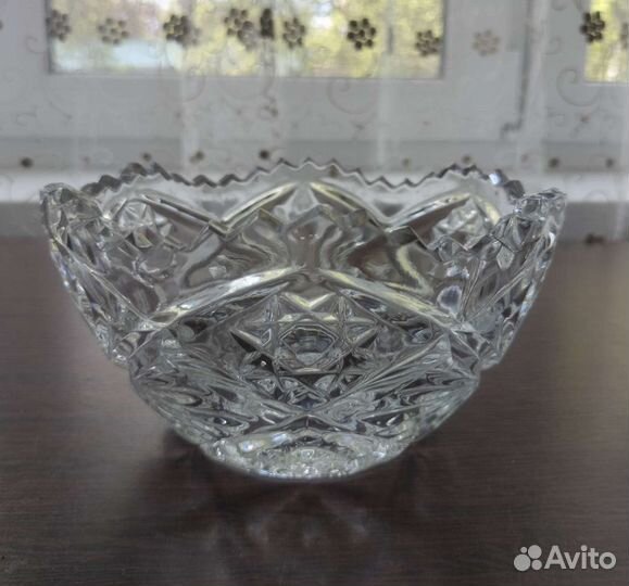 Конфетница салатник хрусталь СССР