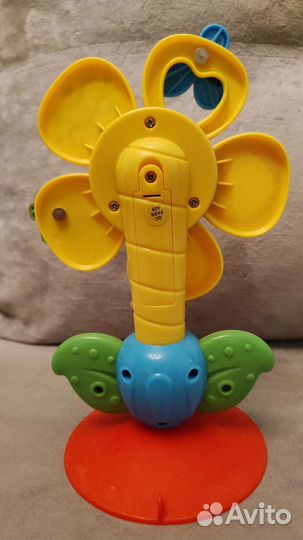 Музыкальная игрушка погремушка на присоске к столу