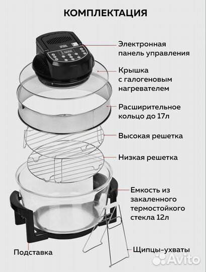 Аэрогриль GFA-GL17D